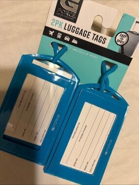 G/FORE Bright Blue 2-Pack Luggage Tags